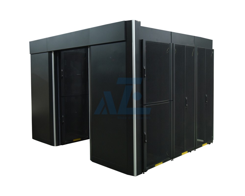 52U Rack Enclosure Cold Aisle Containment Solution w/Aisle Sliding Door
