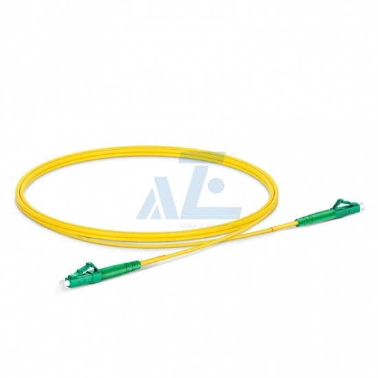 LC APC to LC APC Simplex OS2 Singlemode 2.0mm Fiber Optic Patch Cable