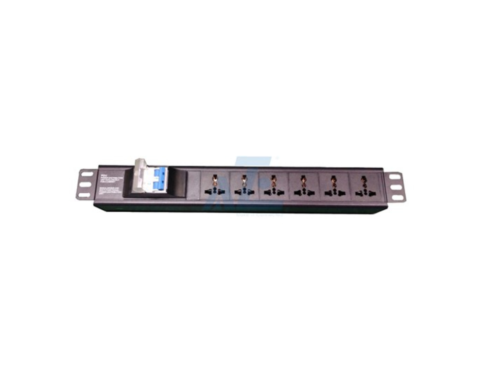 1.5U Basic Rack PDU, (6) Universal Outlet, 2P circuit breaker