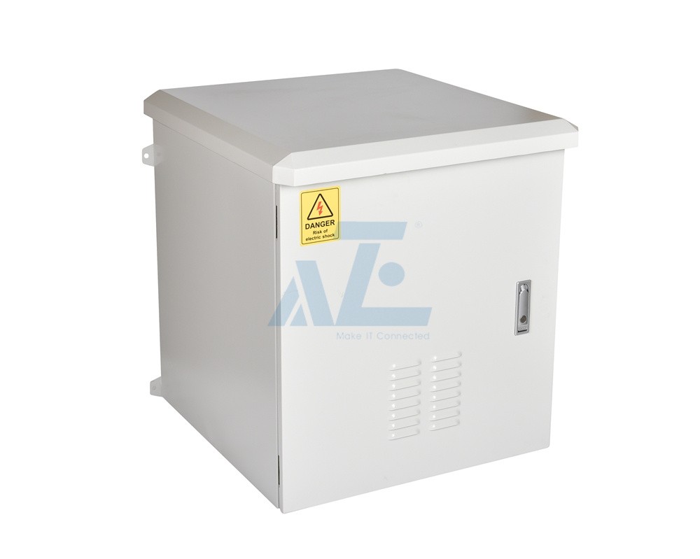 15U IP55 Telecom Communication Equipment Metal Outdoor Cabinet