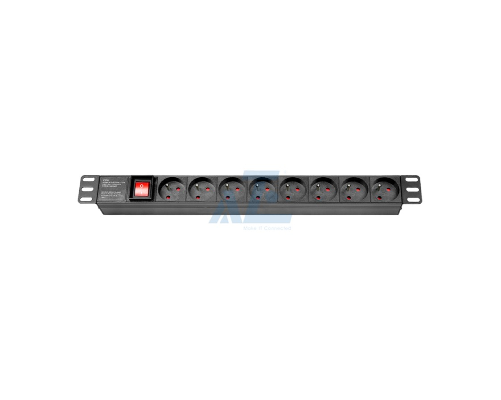 1U rackmount germany PDU (8) Outlet