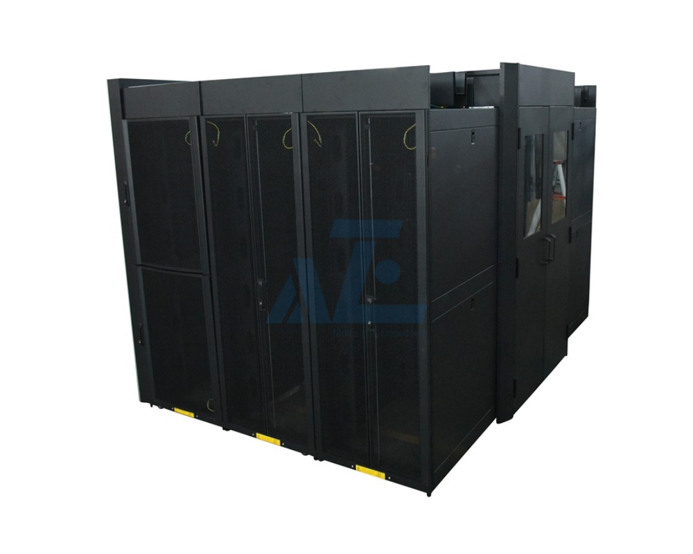 42U Server Cabinet Cold Aisle Containment Solution w/Aisle Sliding Door