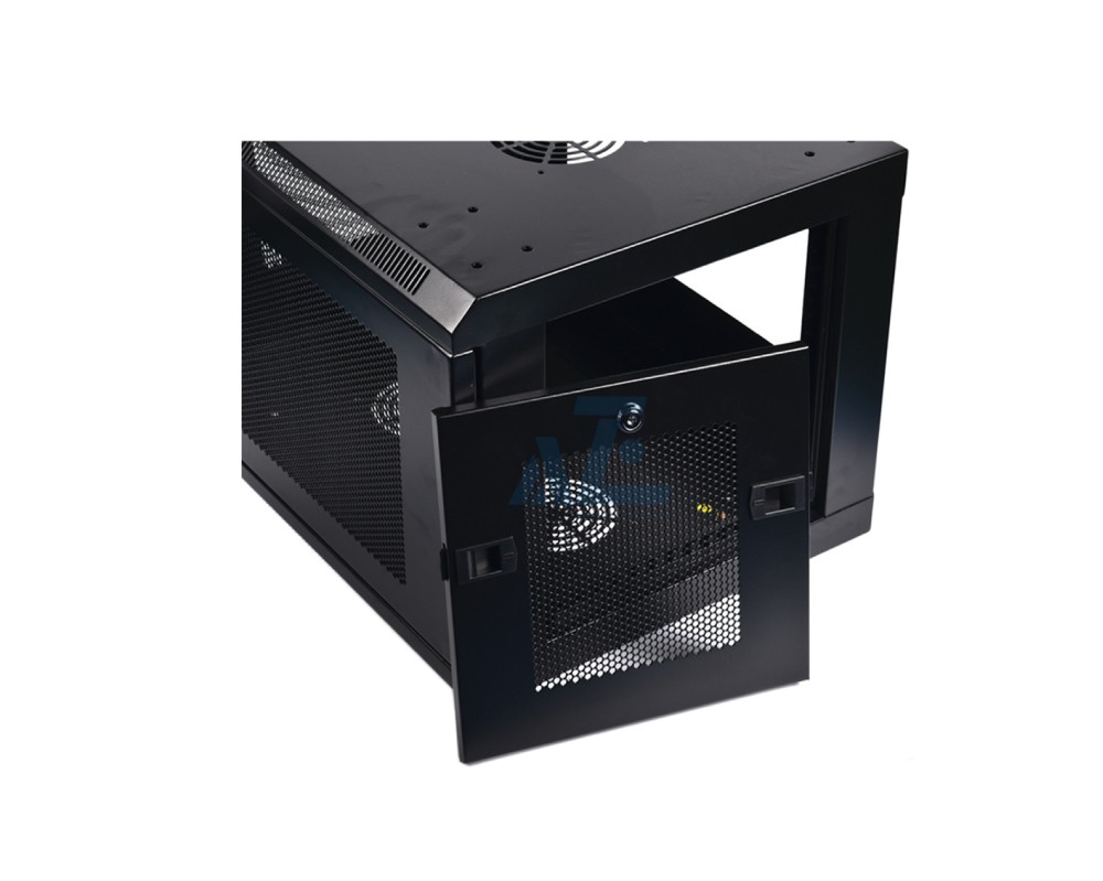 12U Low-Profile Patch-Depth Wall Mount Mini Rack Enclosure,13 inches Deep