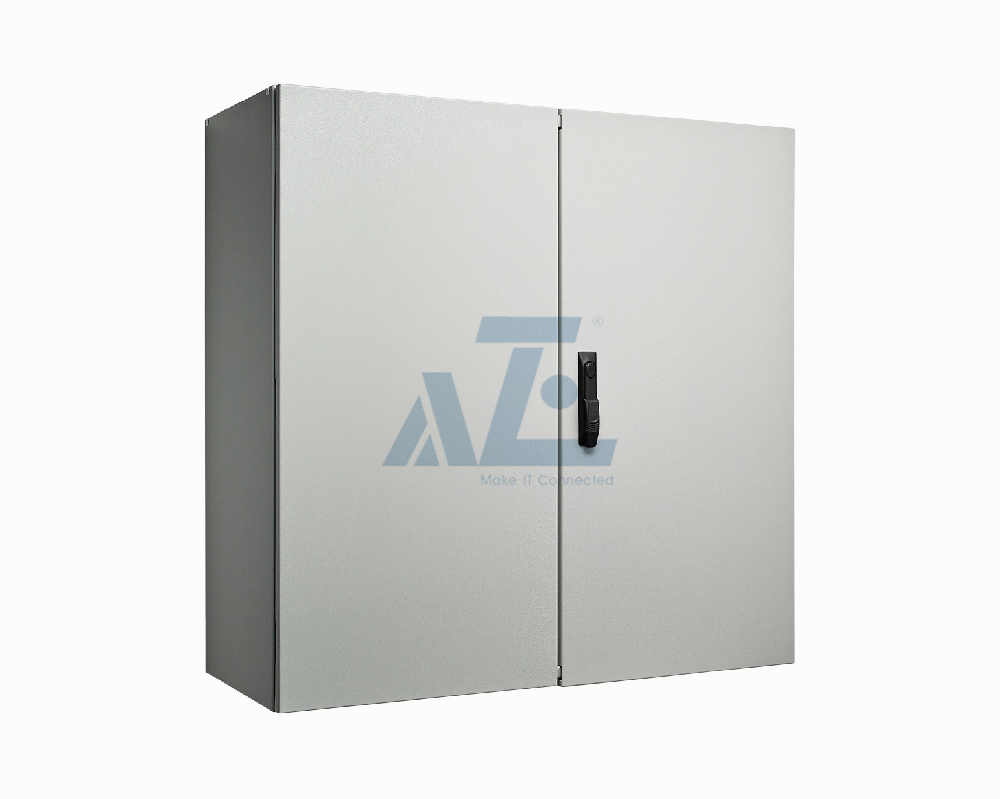 IP65 Electrical Enclosure,48x40x12 inch,Mild Steel,Two-Door