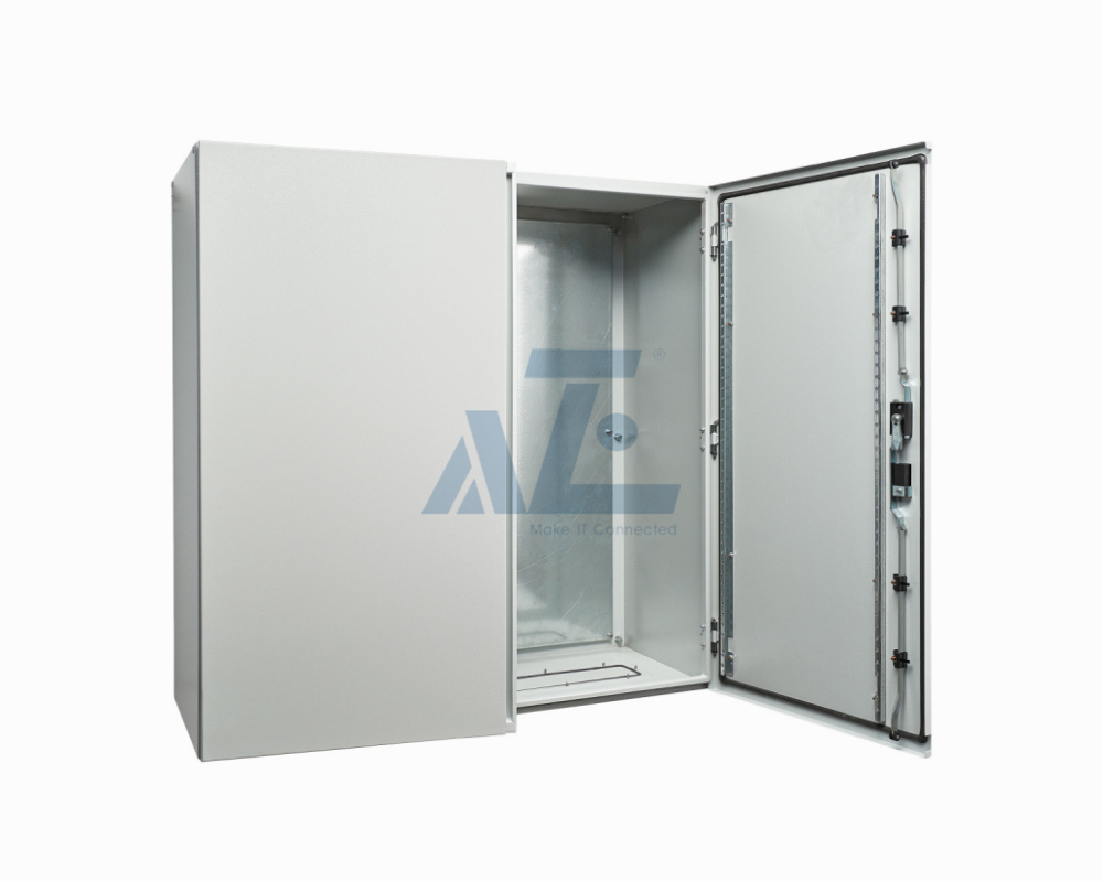IP65 Electrical Enclosure,48x48x16 inch,Mild Steel,Two-Door