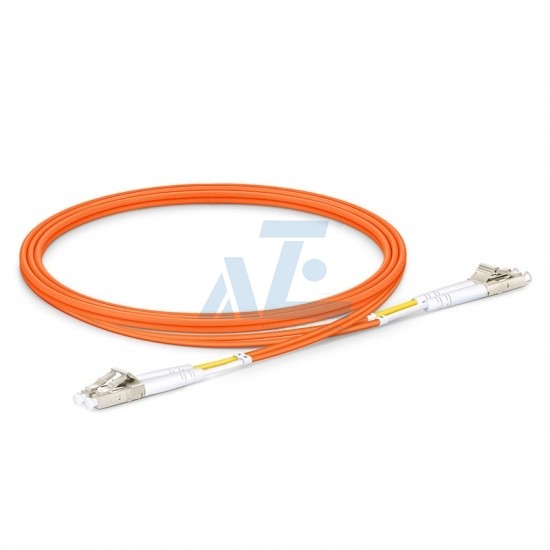 LC UPC to LC UPC Duplex OM1 Multimode Fiber Optic Patch Cable