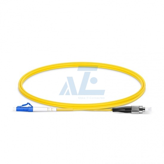 LC UPC to FC UPC Simplex OS2 Singlemode 2.0mm Fiber Optic Patch Cable