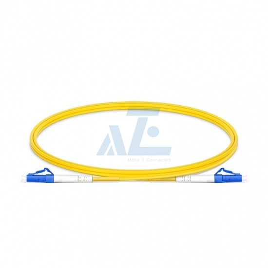 LC UPC to LC UPC Simplex OS2 Singlemode 2.0mm Fiber Optic Patch Cable