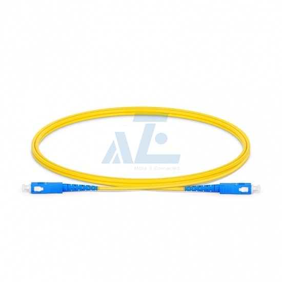 SC UPC to SC UPC Simplex OS2 Singlemode 2.0mm Fiber Optic Patch Cable