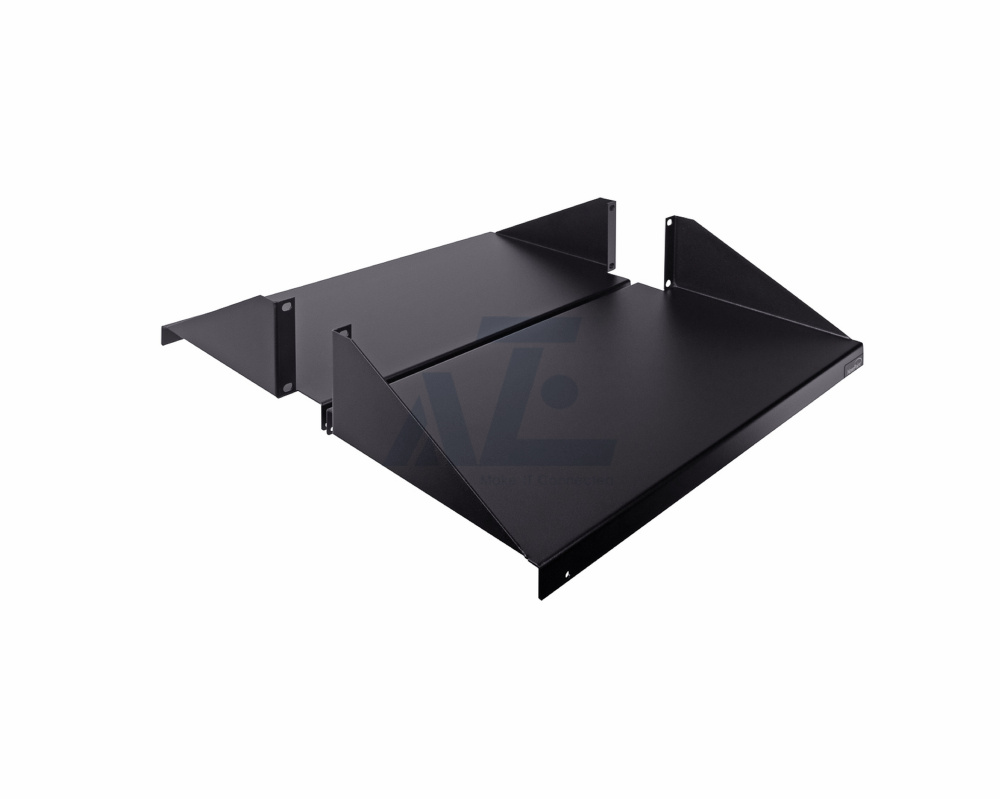 2U Cantilever Center Weighted Mount Shelf (Non-vented) 20" Depth