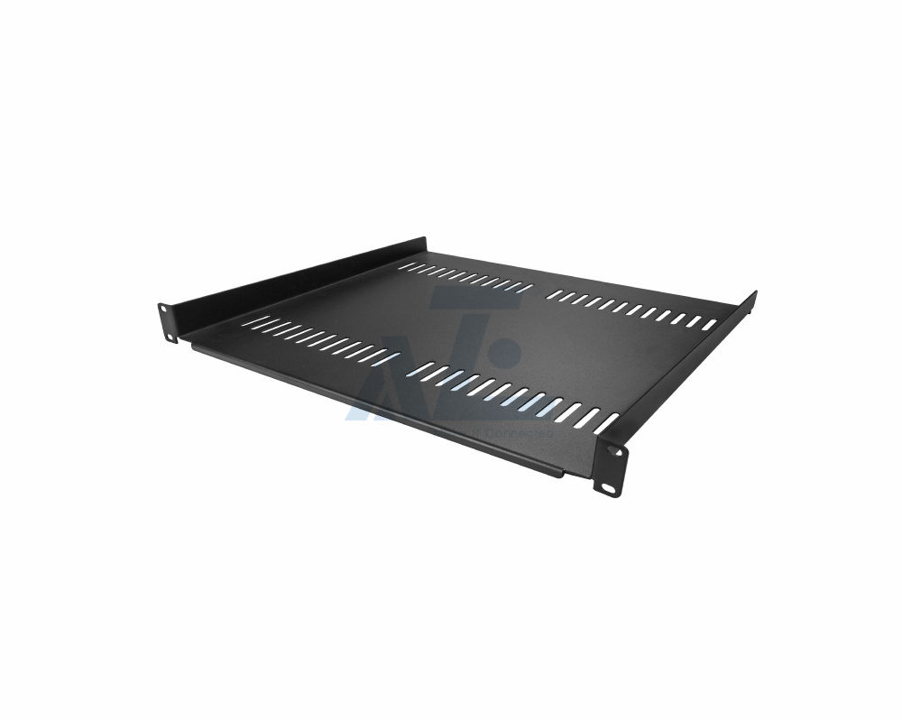 1U Vented Cantilever Shelf 12" (300mm) Deep