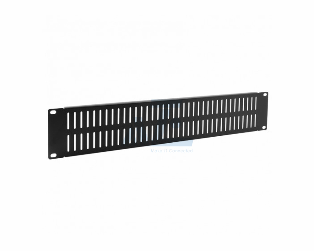 2U Rack Vented Blank Panel