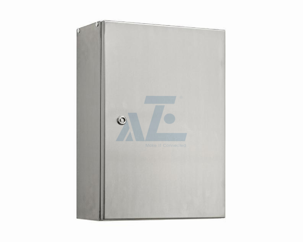 Outdoor NEMA 4 /4X Enclosure,16x12x6 inch,Stainless Steel