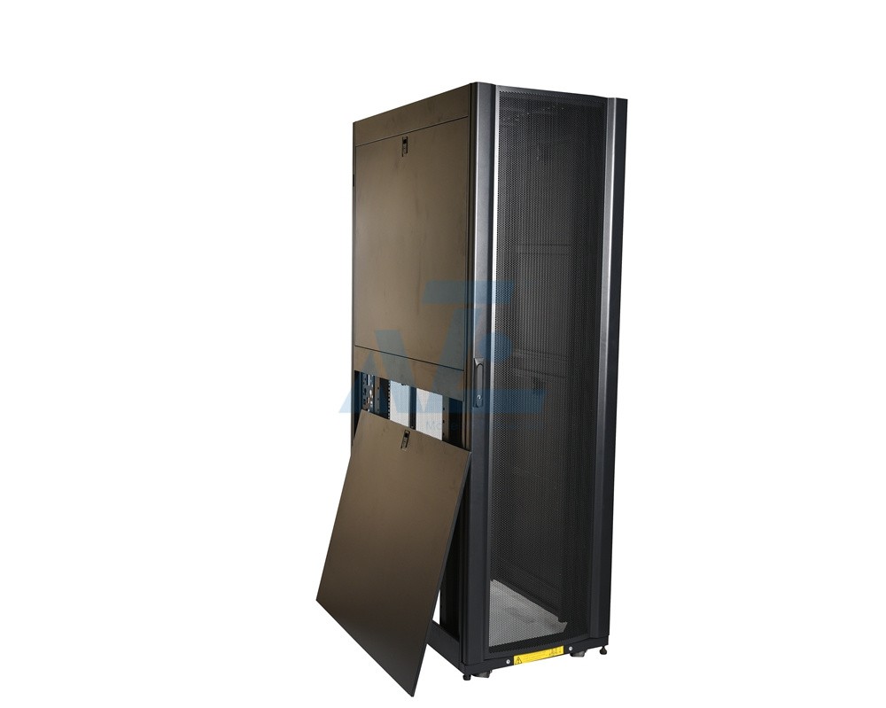 24U Server Rack Enclosure 600mm x 1070mm w/ Sides Black