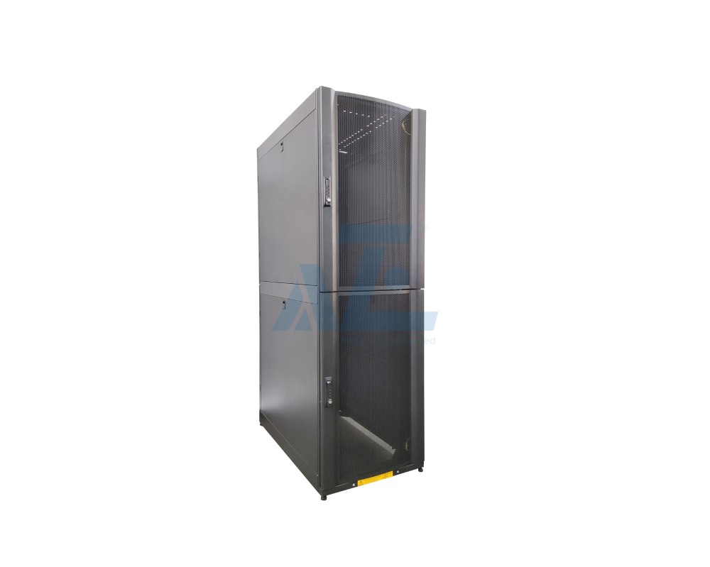 48U Colocation Server Rack 2 x 23U 800mm Wide x 1070mm Deep Enclosure with Sides Black